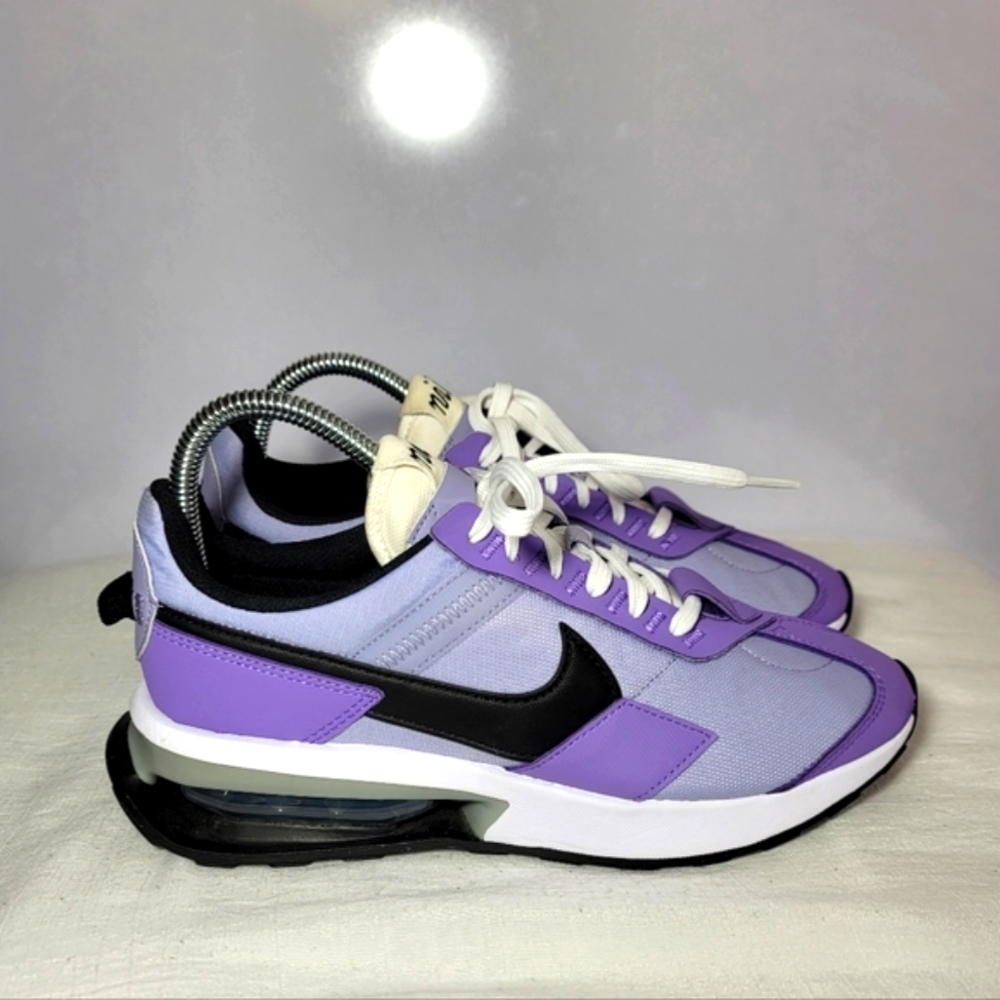 Nike Purple and Gray Athletic Shoes with Air Cushioning